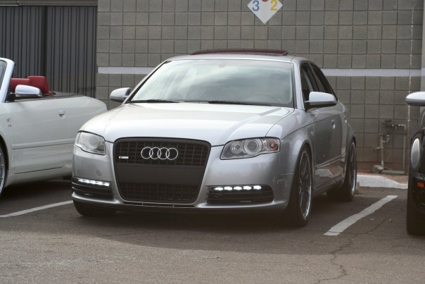 Silver Audi A4