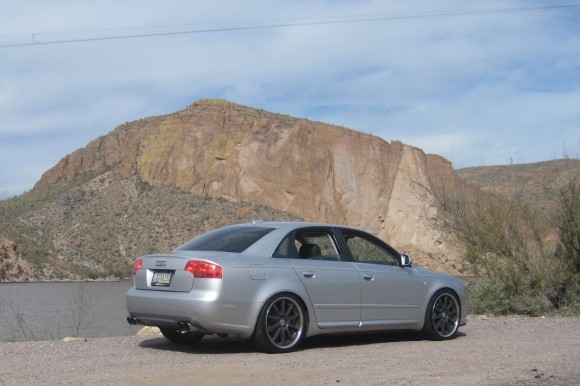 Audi A4 B7 with Quad Tip Exhaust