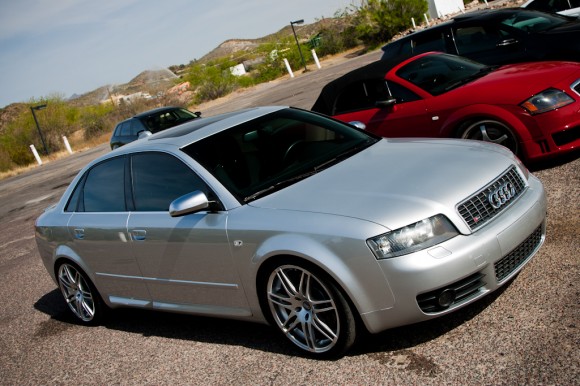 Silver Audi S4 B6