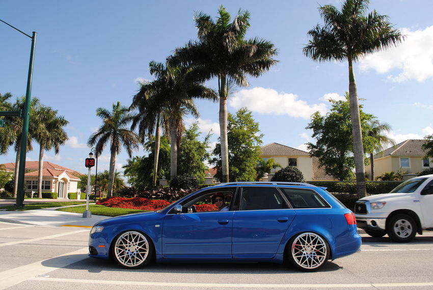 Featured Ride Sprint Blue Audi S4 Avant with Rotiform BLQs