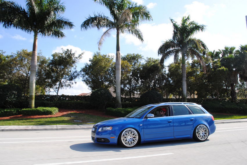 Featured Ride Sprint Blue Audi S4 Avant with Rotiform BLQs