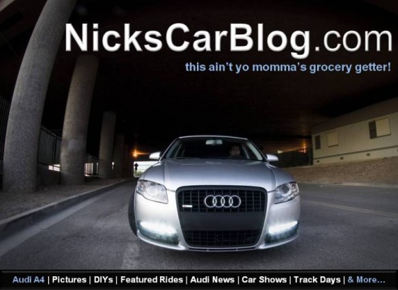 Nick's Car Blog on Facebook