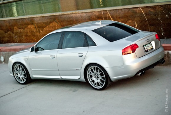 Audi A4 on BBS CH Wheels Rear Shot