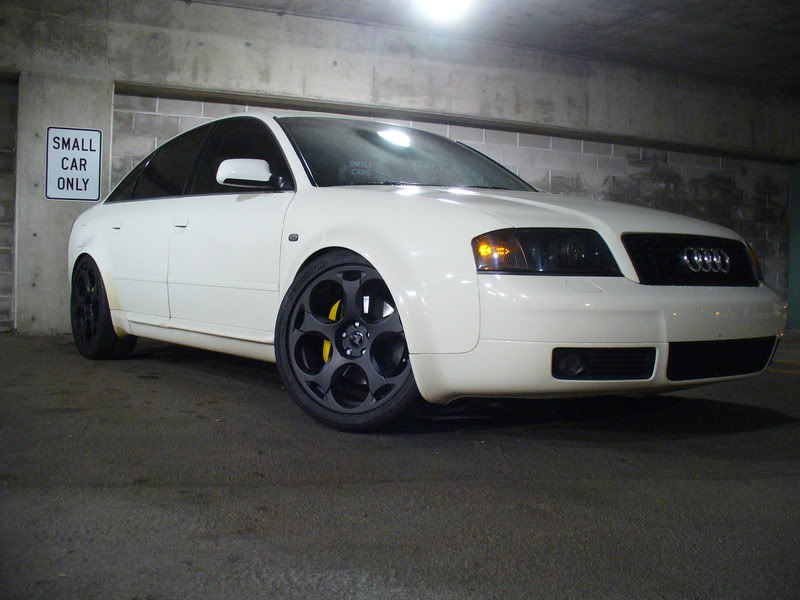 Audi A 6 White With Black Rims