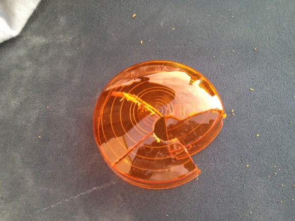 Amber Reflector in Headlight