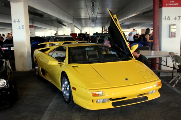 Yellow Lamborghini Diablo