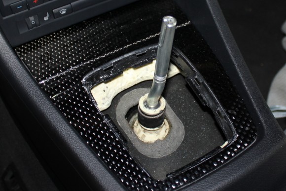 Shift Knob Removed