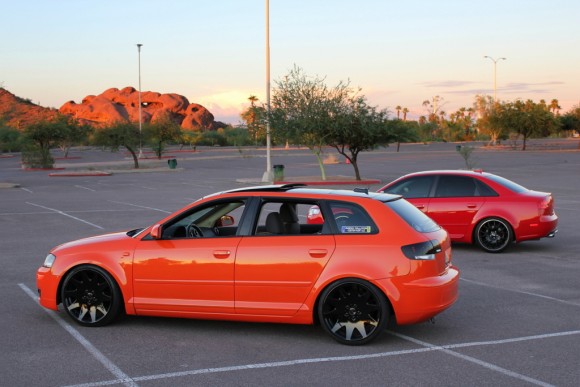 Candy Orange Audi A3 Candy Orange Audi A3