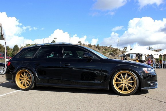 Black Allroad on Gold Wheels