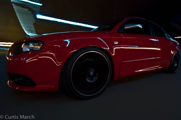 B7 Audi S4 Rolling Shot