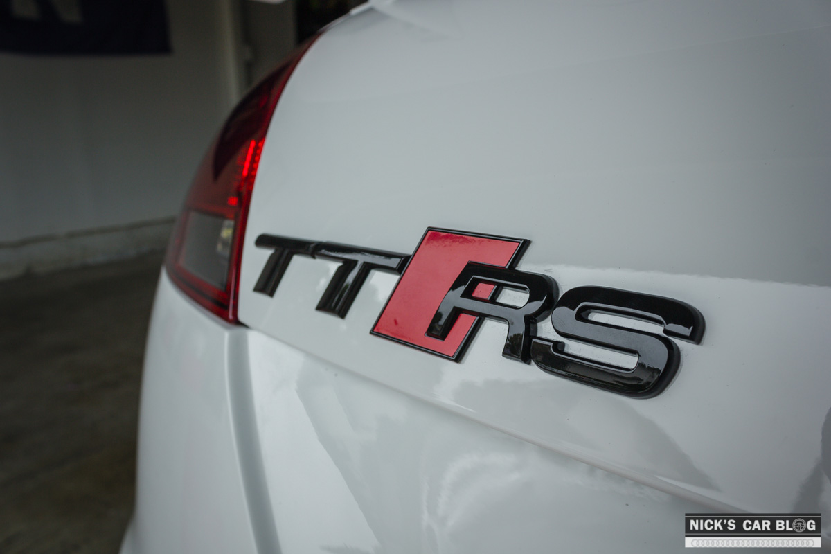 Black Ttrs Rear Badge Oem Review Amp Install Nick S Car Blog